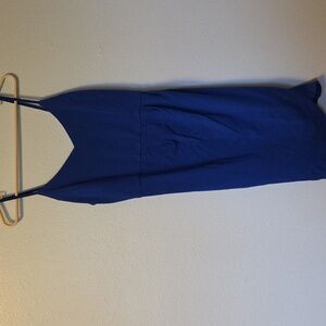 Blue Spaghetti Strap Dress